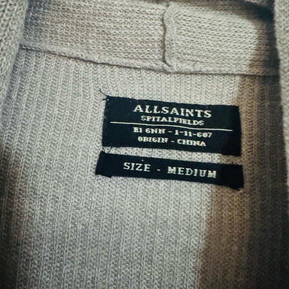 👑 DESIGNER All Saints Beige Women's Sweater - Picture 8 of 9